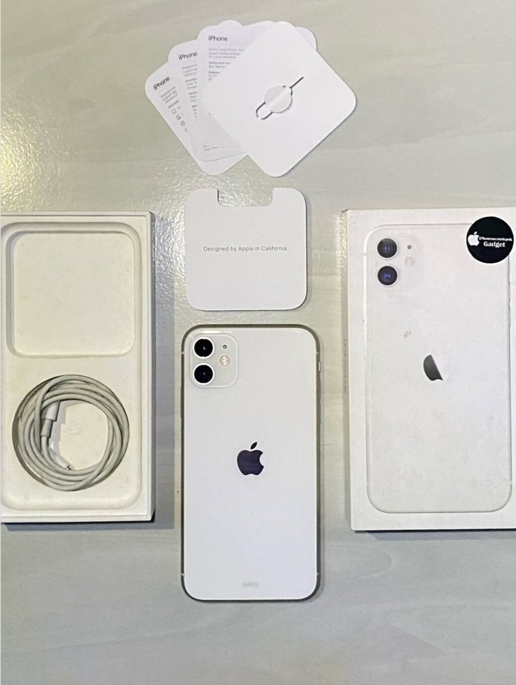 IPhone 11, 128 GB, Ağ, Zəmanət, Kredit, Simsiz şarj — Apple iPhone, Bakı