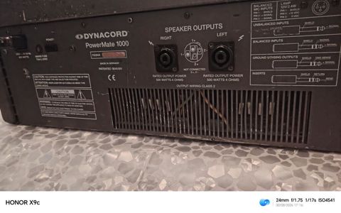 Dynacord PowerMate 1000 — peşəkar powered mikser Əsas xüsusiyyətlər — Bakı