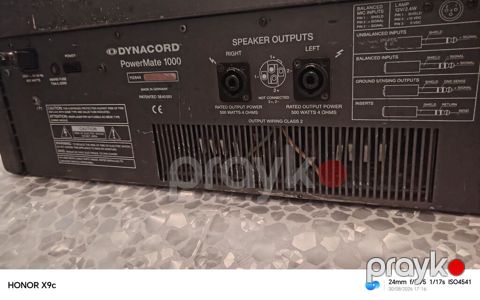 Dynacord PowerMate 1000 — peşəkar powered mikser Əsas xüsusiyyətlər — Bakı