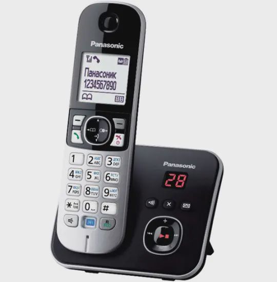 Panasonic KX-TG6821UAB Black — Kabel və radio telefonları, Bakı