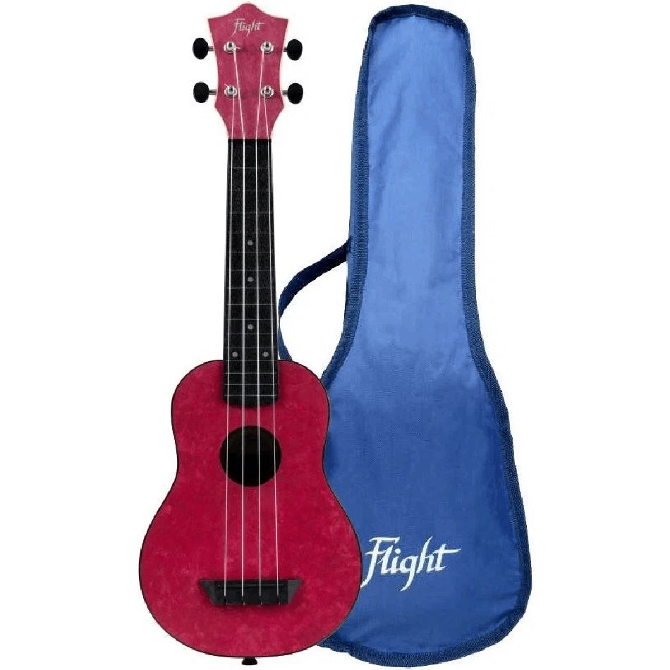 Ukulele Flight TUS65 Ruby Travel Soprano — Musiqiə alətləri, Bakı (2)