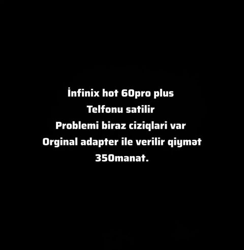 Infinix Hot 60 Pro+ — Bakı