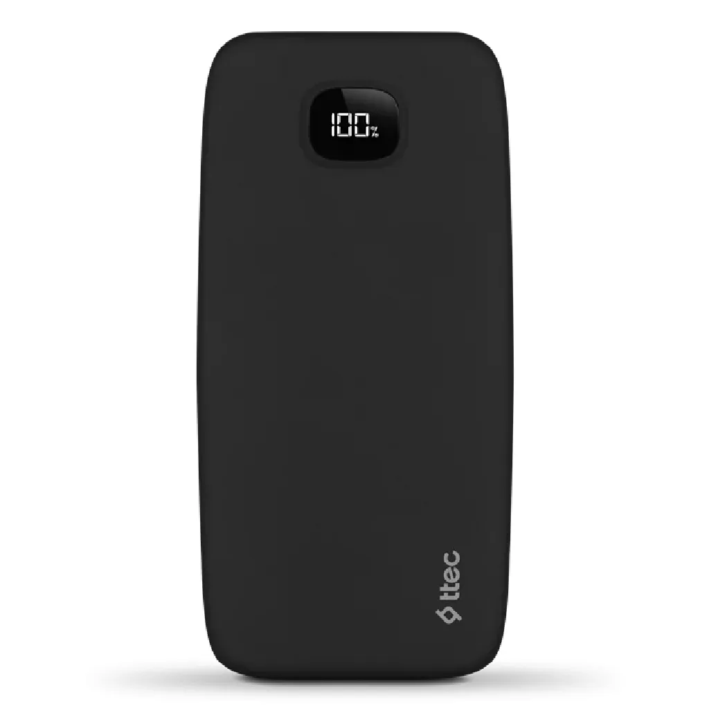 Power Bank Ttec LCD 15W, 10000 mAh, Black (2BB207S) — Bakı