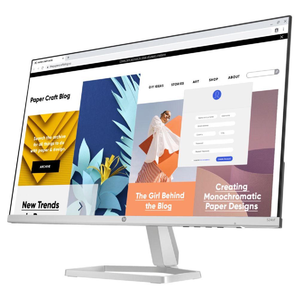 Monitor HP S5 524SA FHD (94C36AA) — Mallar, Bakı (3)