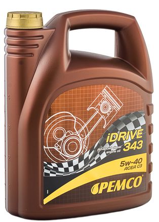 Mühərrik yağı Pemco Idrive 343 SAE 5W-40 5L Special — Bakı