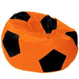 Puf Pouffe Top DTO013 Narıncı, qara (L) — Пуфы и банкетки