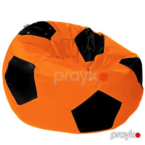 Puf Pouffe Top DTO013 Narıncı, qara (L) — Bakı