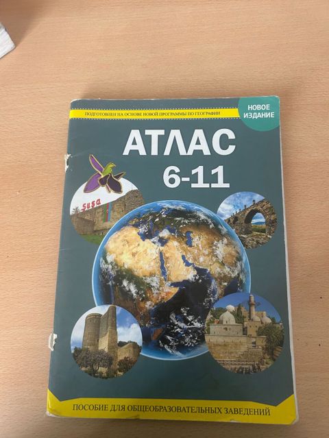 Məhsul: “Atlas 6–11” – məktəblilər üçün coğrafiya atlası (rus dilində) — Bakı