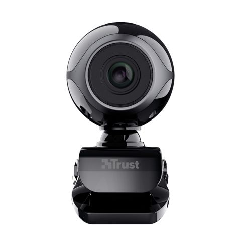 Veb kamera Trust Exis Webcam - Black/Silver 17003 — Bakı