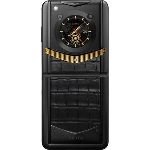 Vertu IronFlip YG Alli 12/512 GB Basalt Black — Bakı