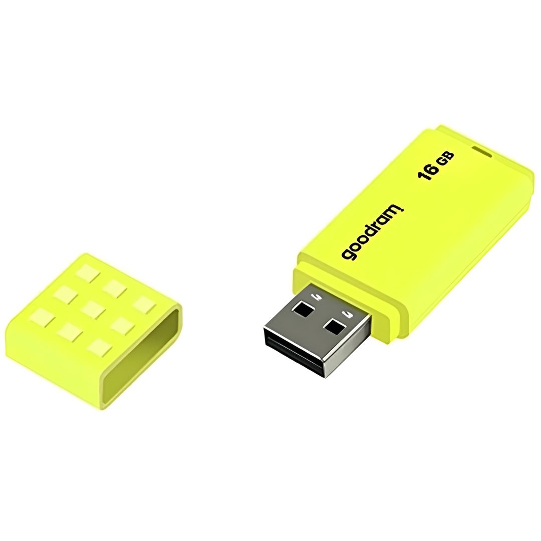 Fleş kart Goodram 16 GB USB 2.0 Yellow UME2 5908267935668 — Kompüterlər və noutbuklar, Bakı (2)