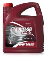 Mühərrik yağı Favorit Multi SG Universal SAE 20W-50 5L Plastic — Моторные масла