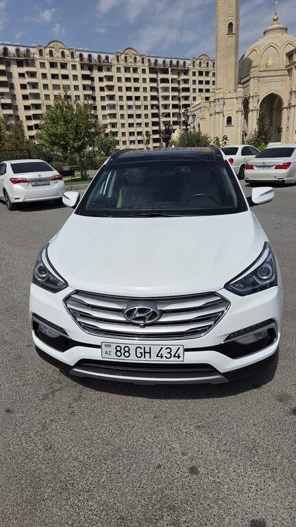 Hyundai Santa Fe, 2.0 L, 2017 il, 79 000 km — Avtomobillər, Bakı (8)