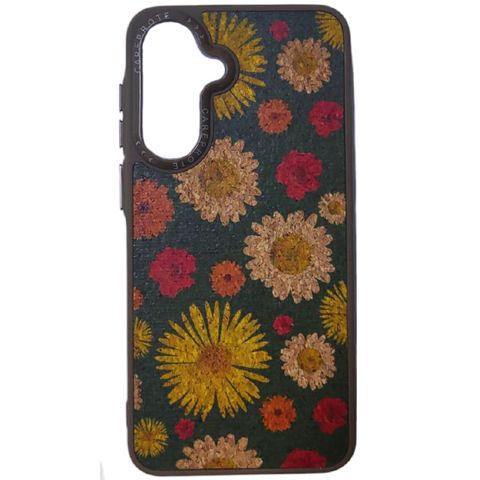 Samsung Galaxy A56 case Khaki&Mix Daisies — Bakı