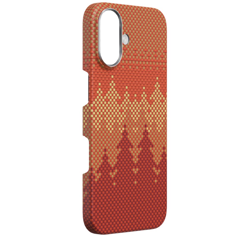 Qoruyucu örtük Comma iPhone 17 Woven Series Magnetic 6942297136816 Pinery Forest — Çexollər, Bakı (3)