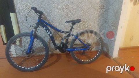 Toba T-800 dağ velosipedi - Tam amortizasiya: ön amortizator və arxa