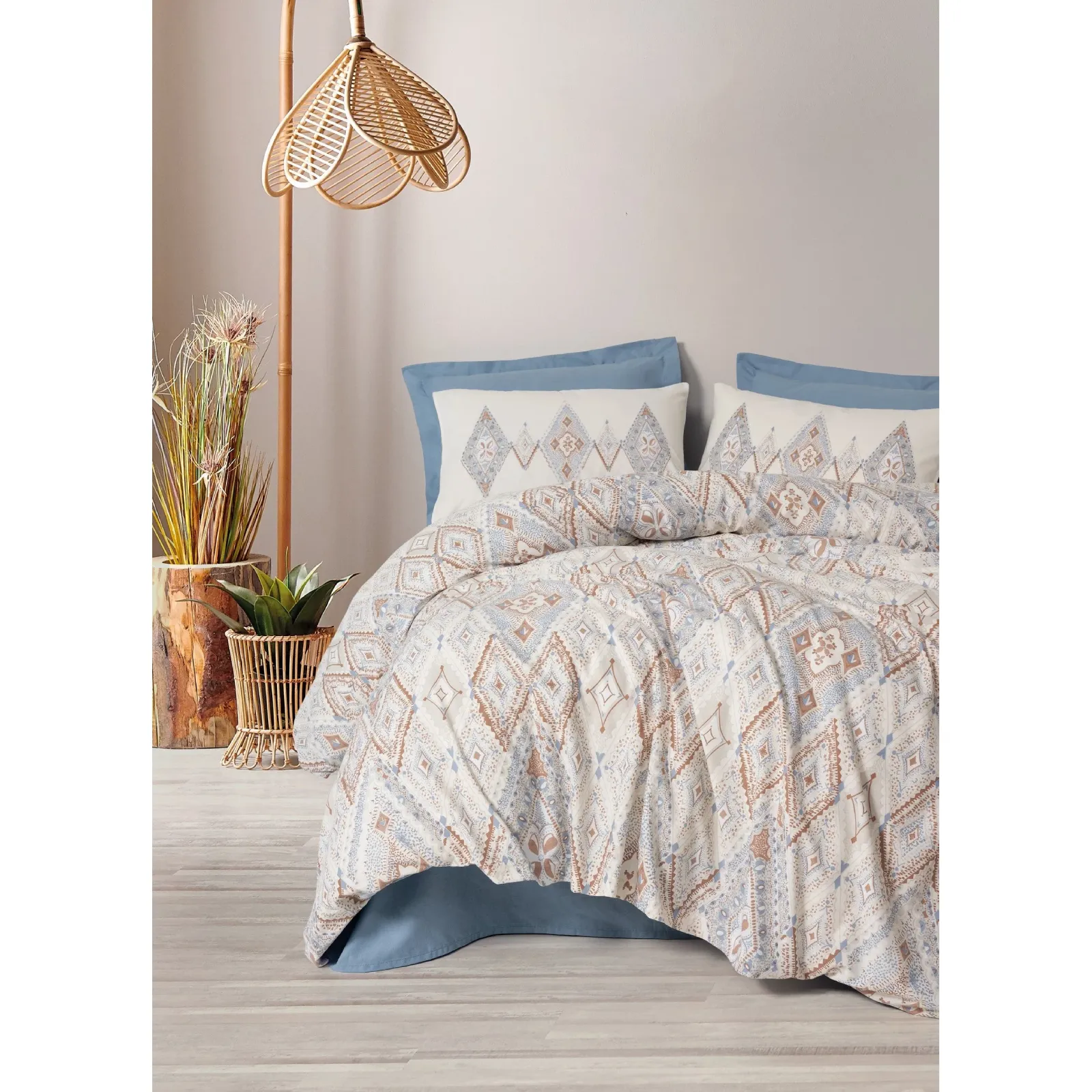 Yataq dəsti Cotton Box Bohemian, iki nəfərlik, Zanora indigo (8680108081211) — Постельное белье