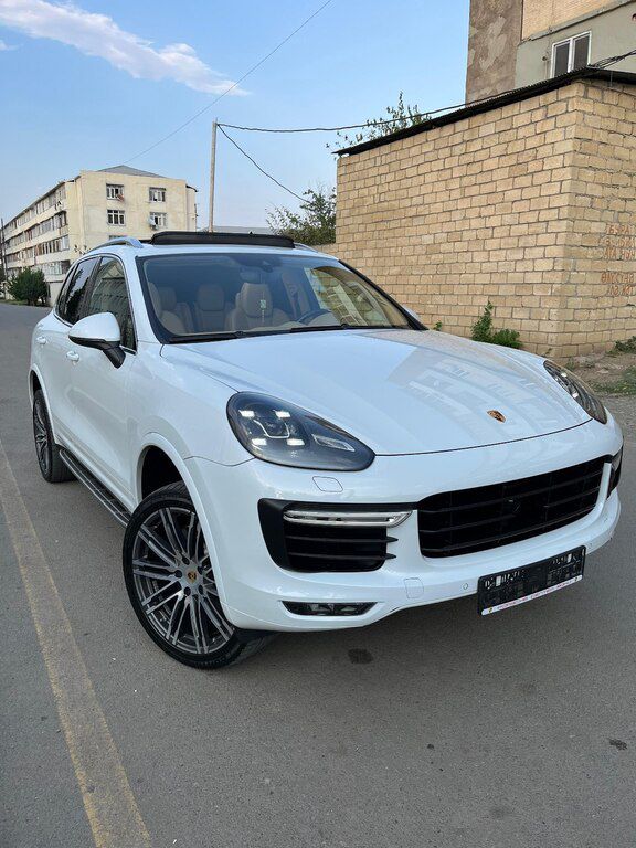 Porsche Cayenne Turbo, 4.8 L, 2015 il, 118 100 km — Avtomobillər, Gəncə (5)
