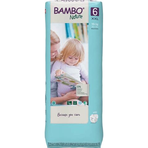 Uşaq bezləri Bambo Nature 6 40 ədəd 100001926611 — Bakı