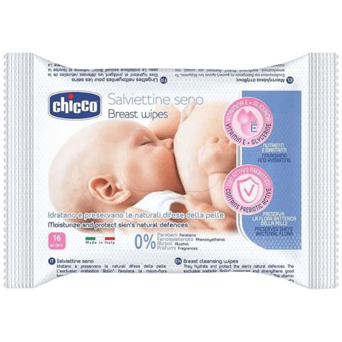 Nəm salfet Chicco Cleansing Breast 16 ədəd 8058664080700 — Bakı