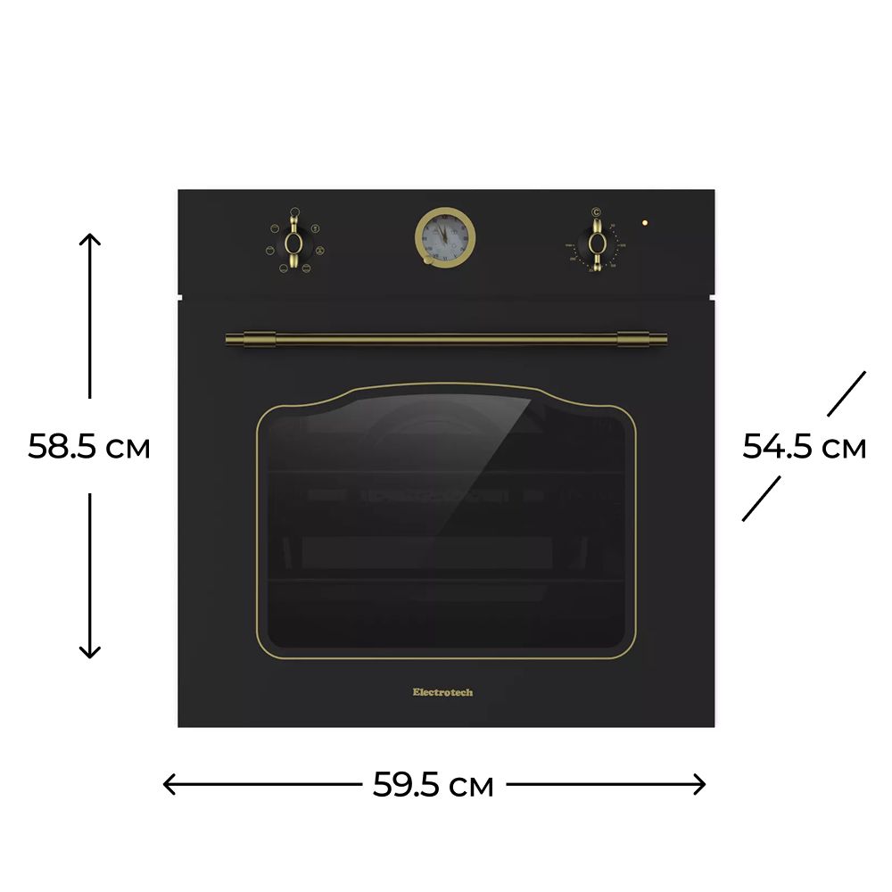 Soba Electrotech Moma F 6020 Qara — Fırın kamerası, Bakı (3)