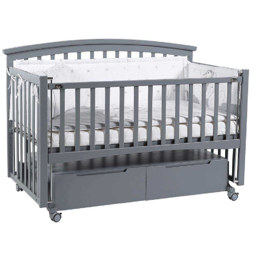 Beşik Tahterevalli Parker 86503 Boz — Uşaq otağı, Bakı (4)