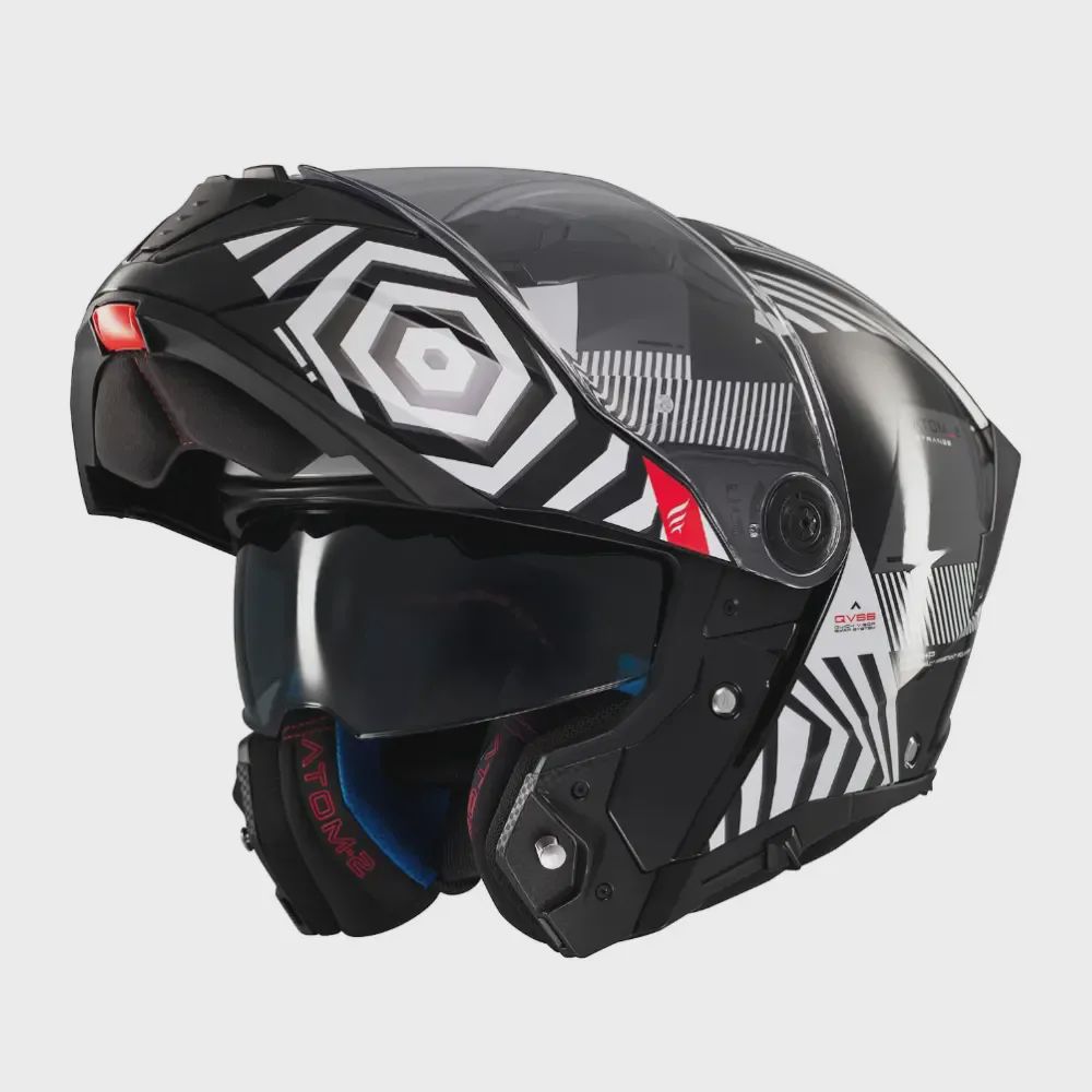 Dəbilqə MT Helmets Atom 2 SV Strange B2 Gloss, L (1335C221216) — Motosiklet geyimi, Bakı