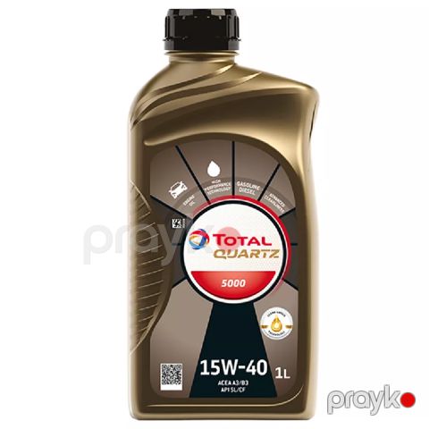 Mühərrik yağı Total Quartz 5000 15W-40 1L — Bakı
