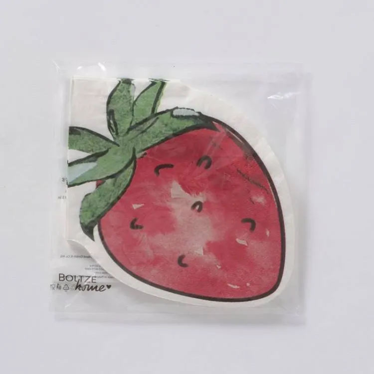 Dekorativ salfet Boltze Emily Strawberry 12 parça — Bakı