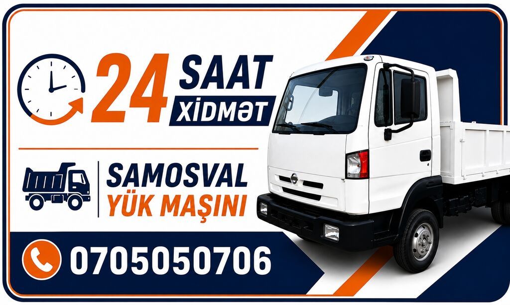 Samosval yük maşını ilə daşınma xidməti - 24 saat işləyən samosval — Yük daşıma xidmətləri, Digah (4)