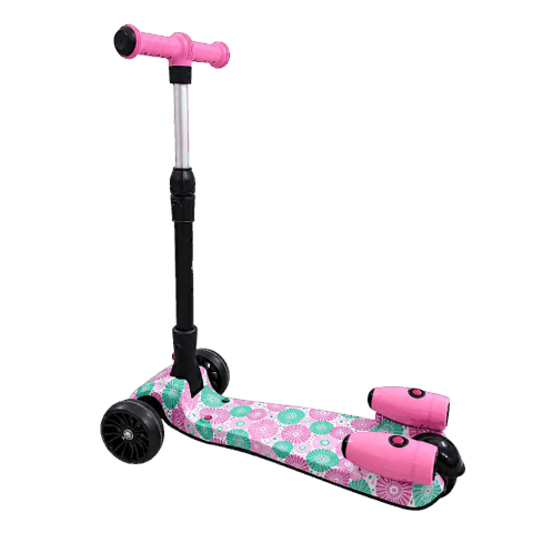 Scooter 828PA Chrysanthemums Pink&Blue Flowers — Bakı