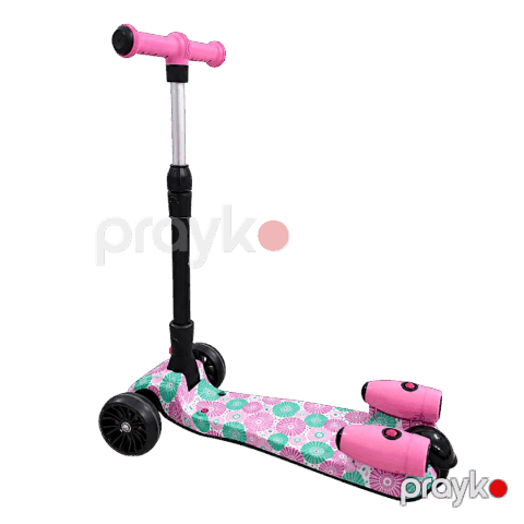 Scooter 828PA Chrysanthemums Pink&Blue Flowers — Bakı