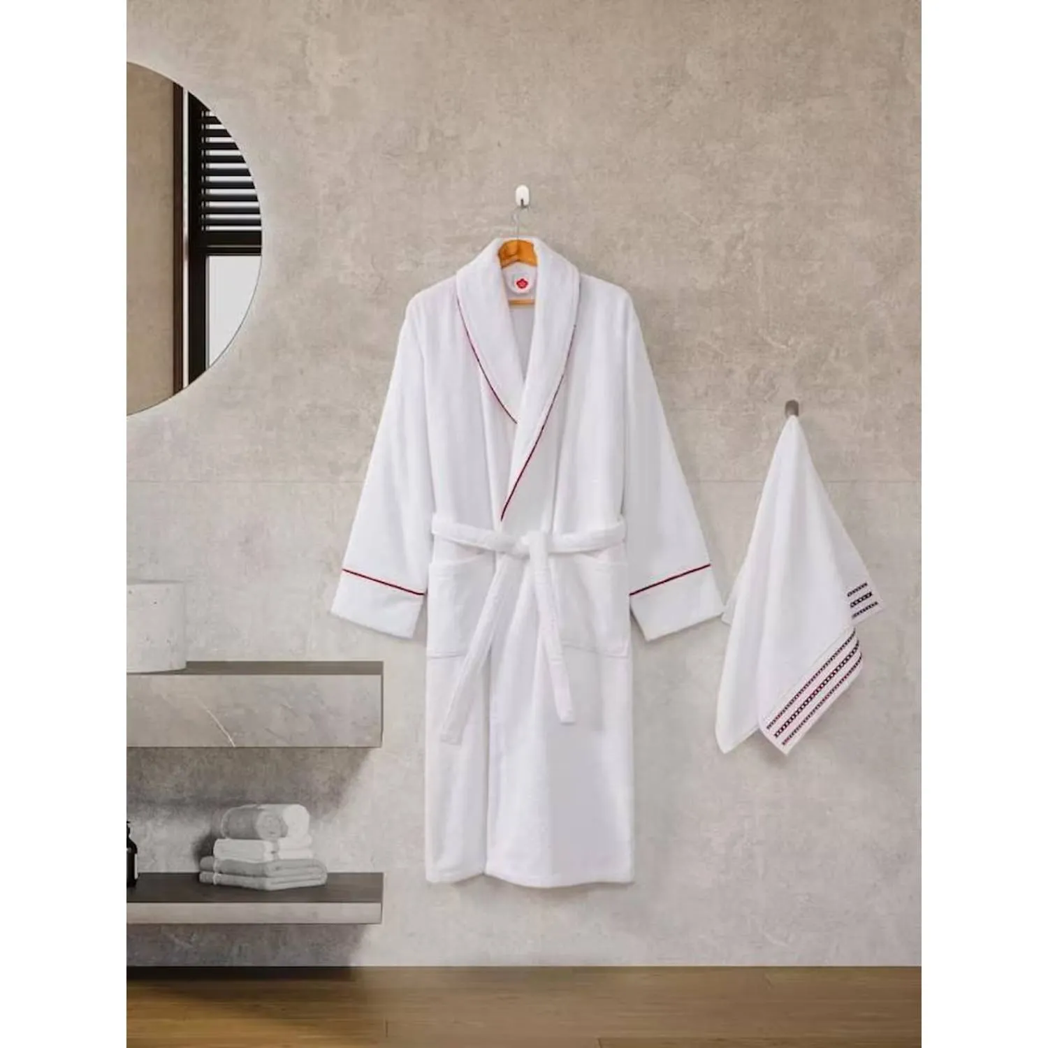 Xalat və dəsmal dəsti Cotton Box Helya M/L Unisex (8680108077184) — Товары