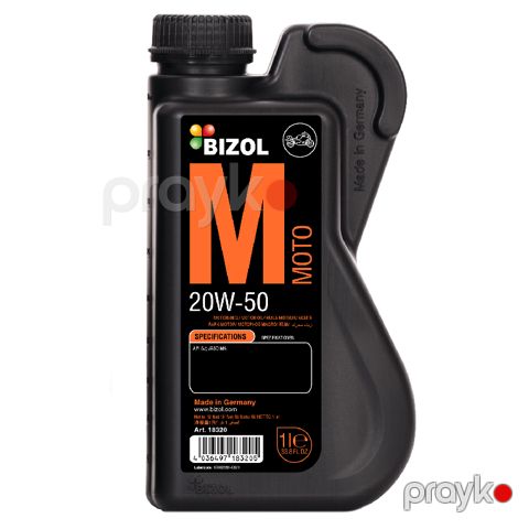 Motosiklet mühərrik yağı Bizol Moto 20W-50 1 lt — Bakı
