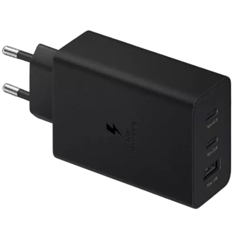 Samsung Usb-c x2/USB-A Trio 65W EP-T6530NBEGRU Black — Bakı