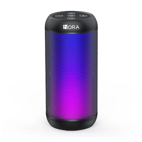 1Hora LED Portable Bluetooth Speaker BOC242 (Black) — Bakı