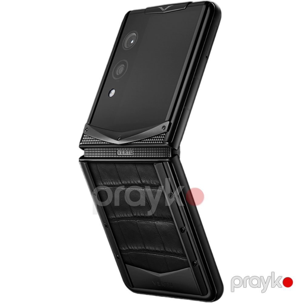 Vertu Quantum Flip Alligator 16 GB / 1 TB Iron Black — Smartfonlar, Bakı (3)