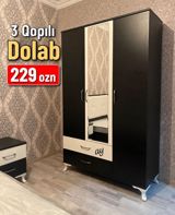 *3 Qapılı dolab* Yeni sifarişlə hazırlanır rəng seçimi var olcu — nihad — Şkaflar