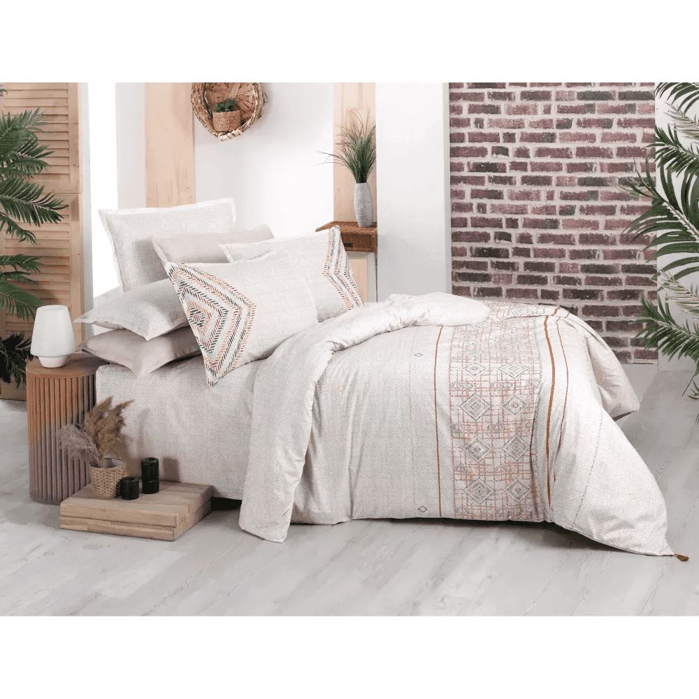 Tekstil yataq dəsti Sarev Maja Fancy Poplin NT TK 1Y D Bej — Tekstil, Bakı (2)
