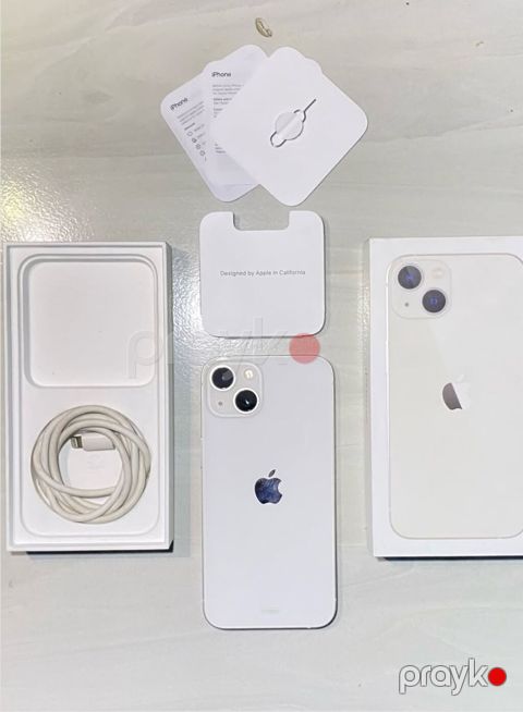IPhone 13, 128 GB, Ağ, Zəmanət, Kredit, Simsiz şarj