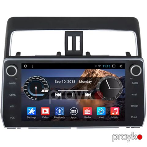 Avtomobil üçün monitor Android King Cool T18 4/64 GB DSP & Carplay For Toyota Prado 2018