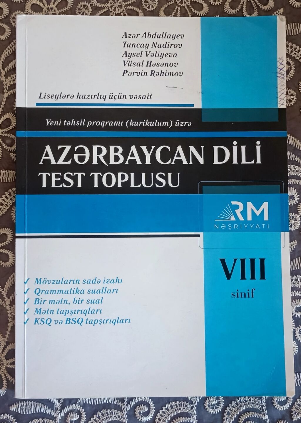 Riyaziyyat – 9-cu sinif buraxılış imtahanına hazırlıq üçün test — Kitablar və jurnallar, Digah (3)