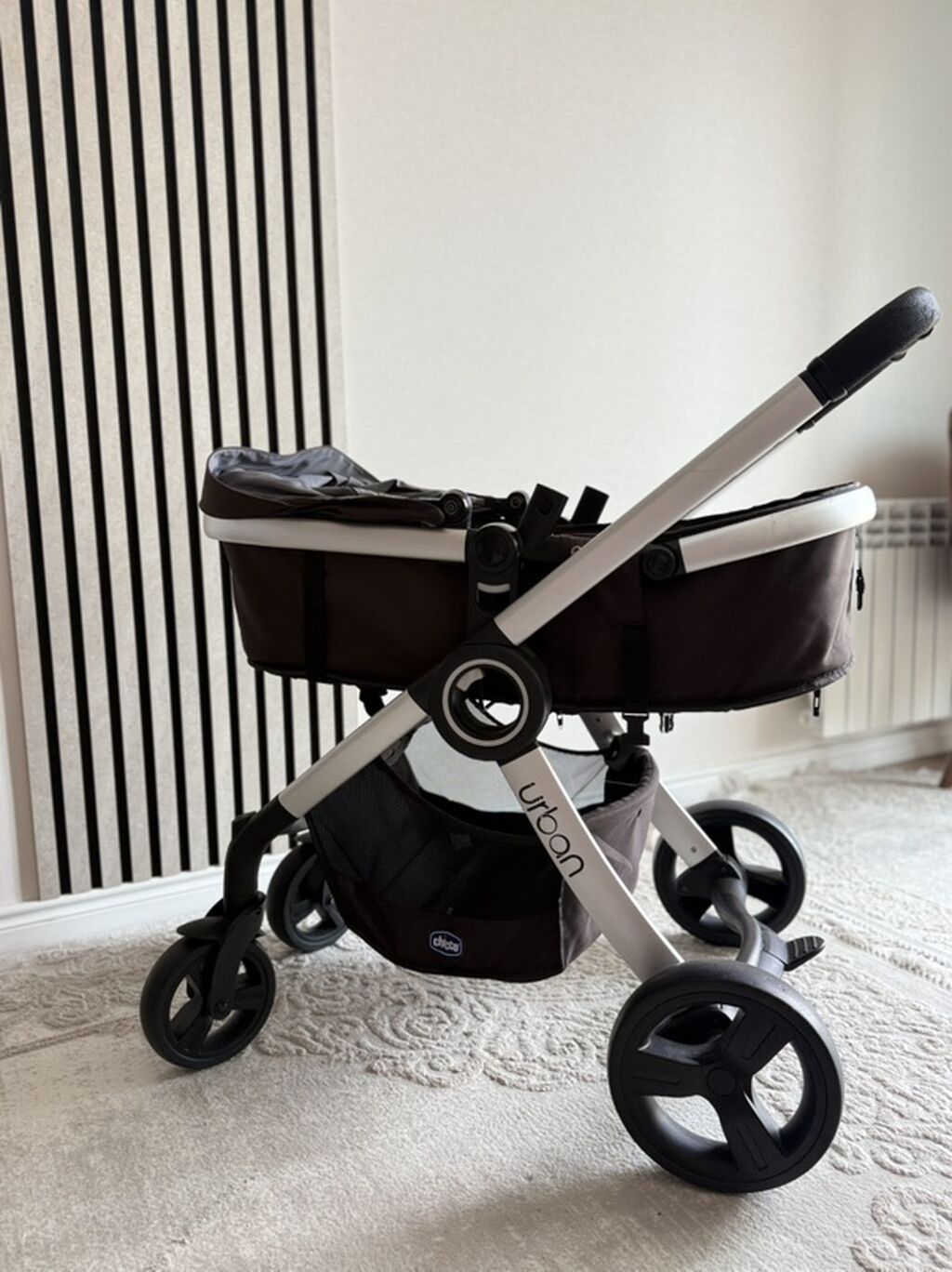 Chicco Urban uşaq arabası - 2-in-1 sistem: beşik tipli carrycot — Mallar, Bakı (3)