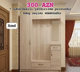 Dəhliz üçün çoxfunksiyalı dolab-komplekt. Xüsusiyyətlər: - Material — Hallway furniture