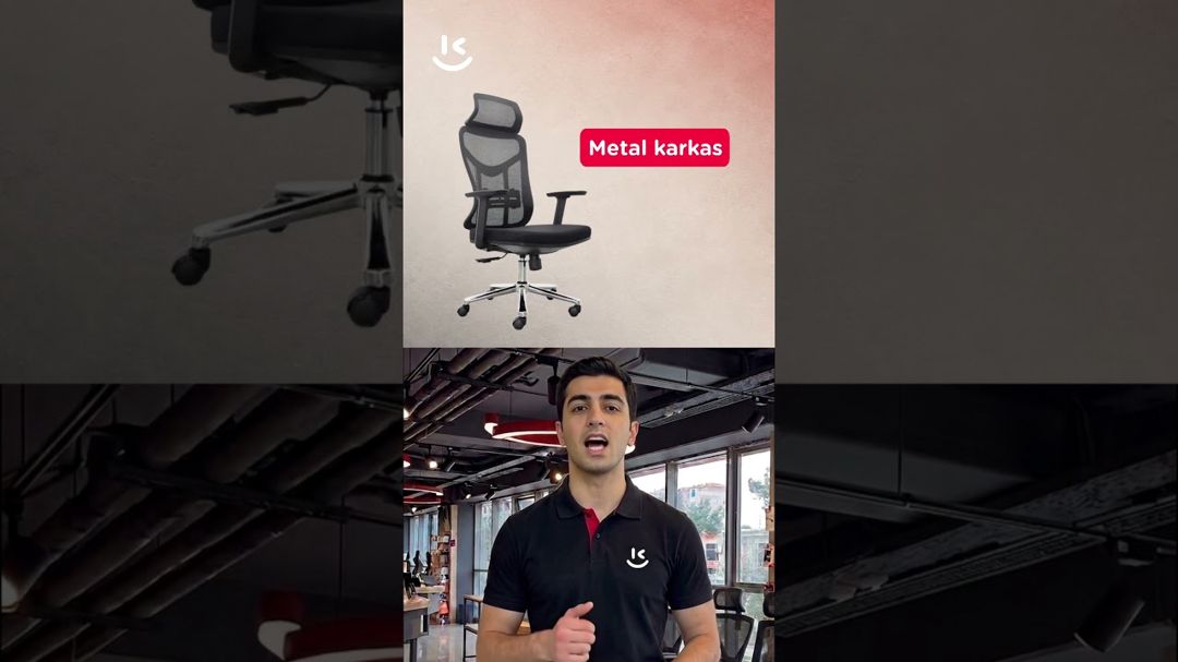 Kürsü Limay 911S-A Qara — Ofis mebeli, Bakı (2)