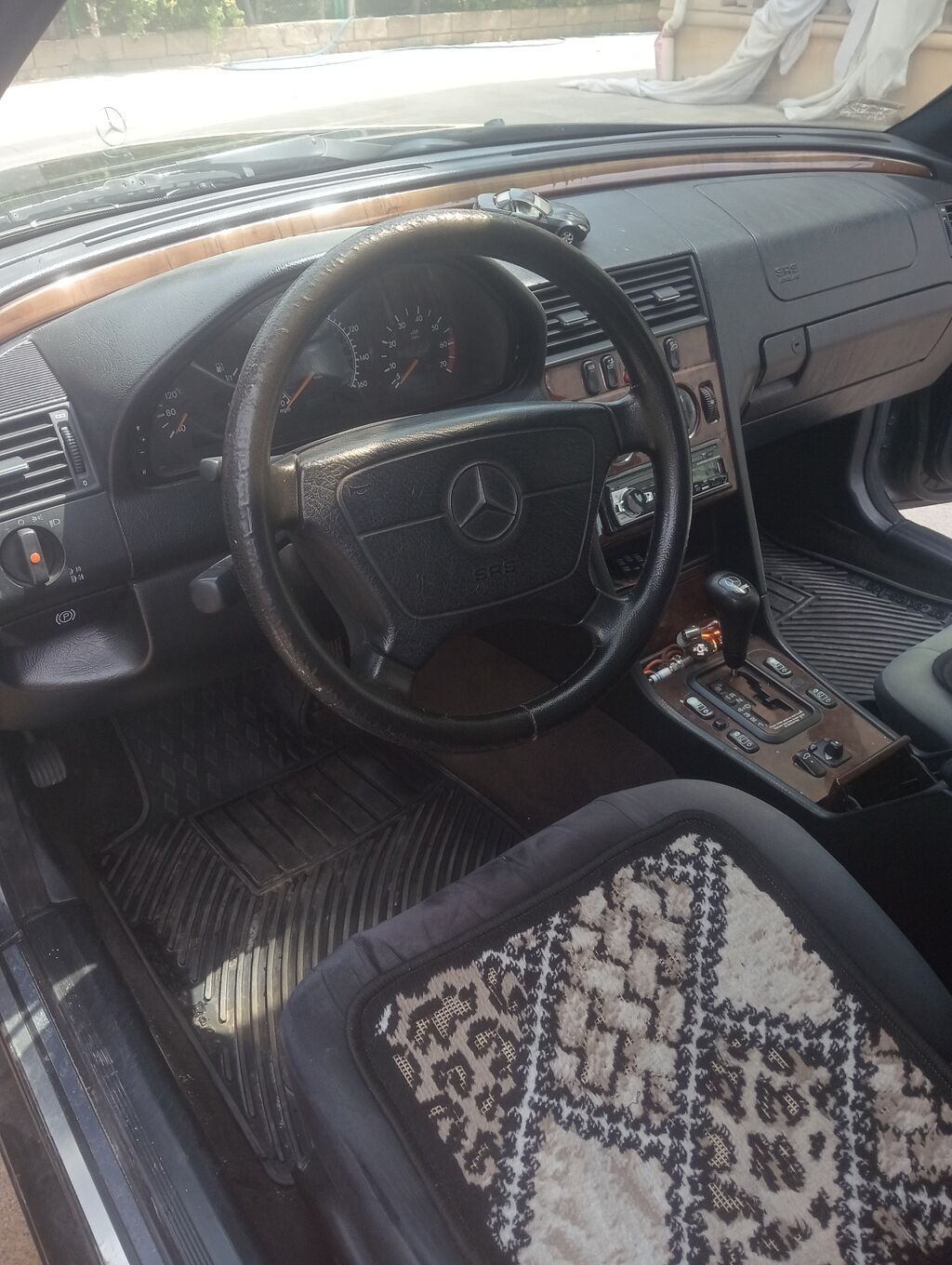Mercedes-Benz E-Class (W210) sedan - Kuzov: 4 qapılı sedan, qara rəng — Avto, Bakı (7)