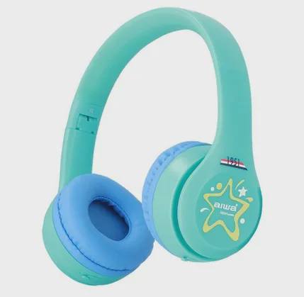Uşaqlar üçün simsiz qulaqlıq Aıwa KF-H23 Green — Wireless headphones