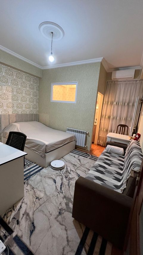 Kirayə üçün 1 otaqlı, tam mebel və texnika ilə təchiz olunmuş kuxnası — Xırdalan