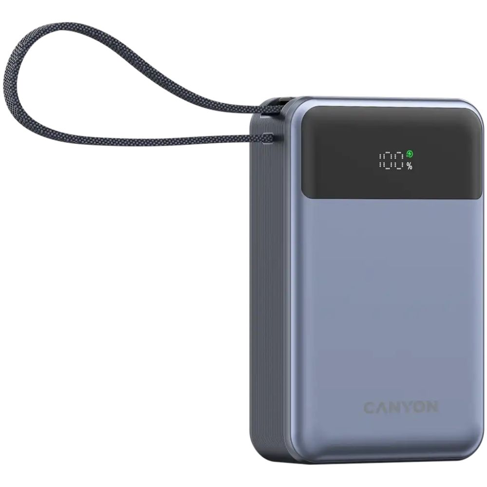 Power Bank Canyon OnPower 600 20000 mAh CNS-CPB600DG Dark Grey — Powerbank-lər, Bakı (3)
