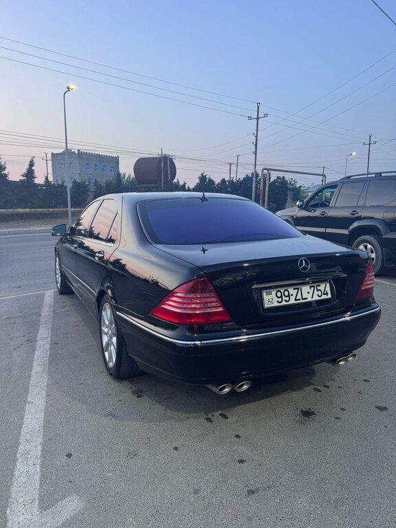 Mercedes S 350, 3.7 L, 2003 il, 250 000 km — Avtomobillər, Bakı (4)